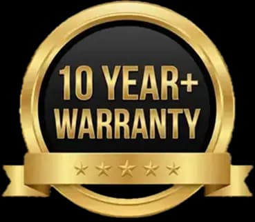 10 Year+ Warranty