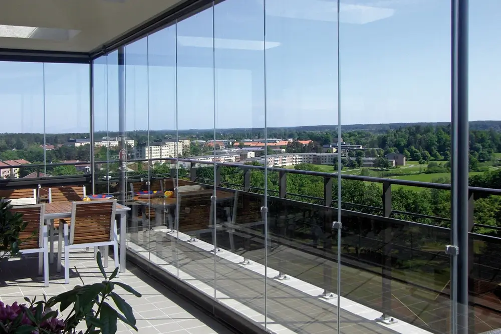 Balconia glazing project — exterior glass installation